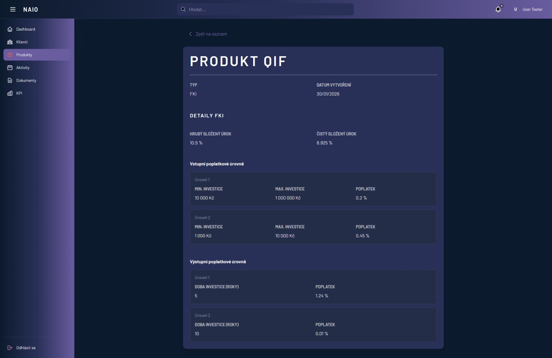 NAIO Product Detail - Beta Preview